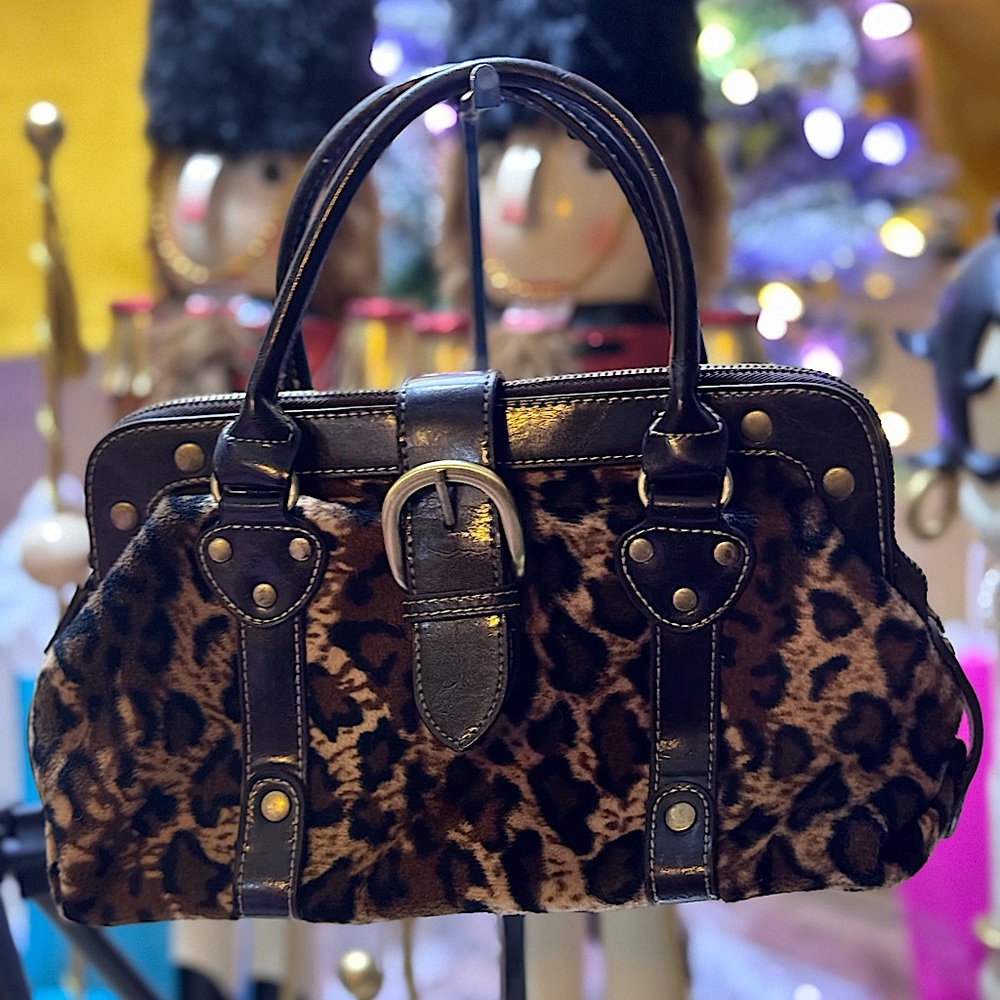 Leopard Print Purse